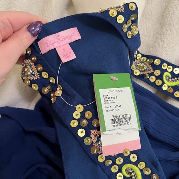 NEW Lilly Pulitzer Lorna Dress Small - Picture 5 of 5